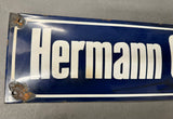 Hermann Göringstrasse Sign