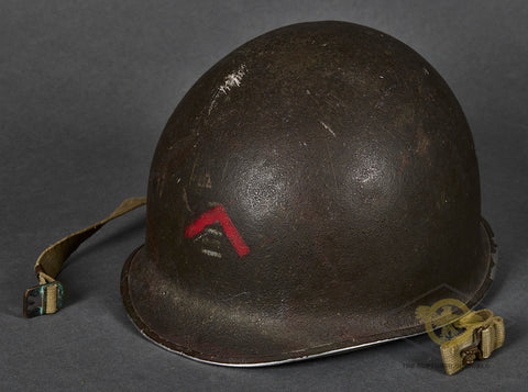 WWII US M1 Helmet with Paratrooper Liner