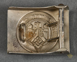 Veteran Bring Back German WWII HJ Buckle by Overhoff & Cie