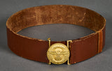 German WWII Political Leader Belt and Buckle