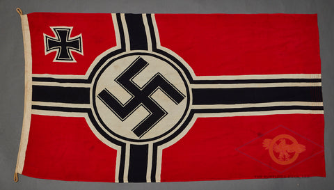 German WWII Kriegsmarine Battle Flag