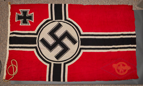 Veteran Bring Back German WWII Kriegsmarine Battle Flag