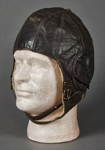 WWII German Luftwaffe Flight Crew Leather Cap – The Ruptured Duck, LLC