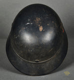 Third Reich Luftschutz Police Model 1935 Double Decal Combat Helmet