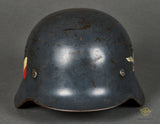 WWII German Luftwaffe Model 1935 Double Decal Combat Helmet