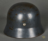WWII German Luftwaffe Model 1935 Double Decal Combat Helmet