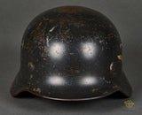 WWII German Luftwaffe Model 1935 Reissue Single Decal Combat Helmet, Named