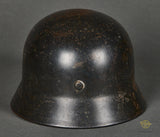 WWII German Luftwaffe Model 1935 Reissue Single Decal Combat Helmet, Named