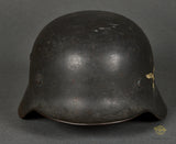 WWII German Luftwaffe Model 1940 Single Decal Combat Helmet