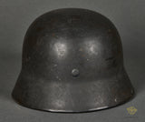 WWII German Luftwaffe Model 1940 Single Decal Combat Helmet