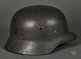 WWII German Luftwaffe Model 1940 Single Decal Combat Helmet