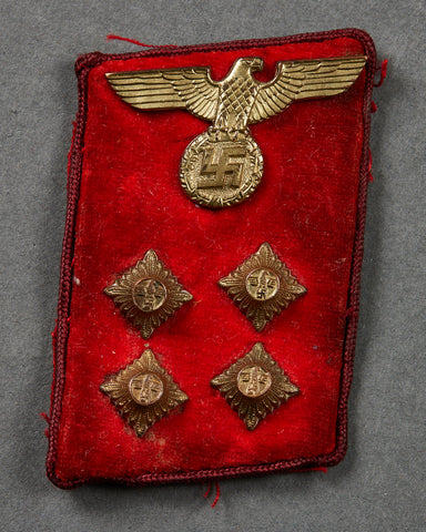 German WWII Single Collar Tab for NSDAP Gau Level GemeinschaftsLeiter