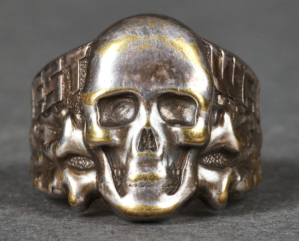1939’s～★ドイツ国防軍陸軍★Skull Ring★ ミリタリーリング WW2_German_SS_Totenkopf_Rig_Sk