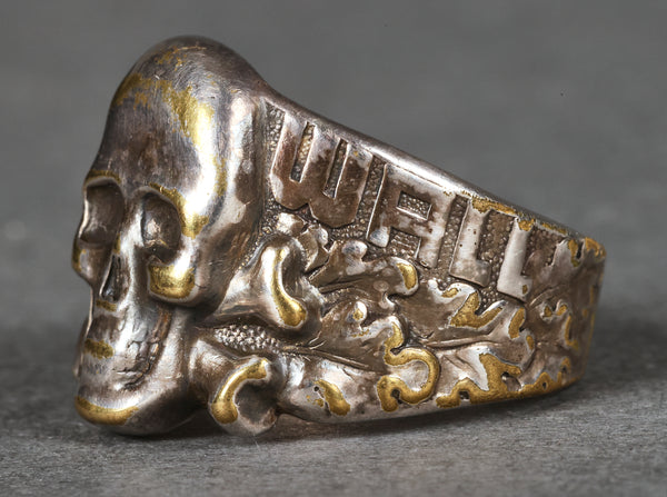 German WWII West Wall Skull Ring – The Ruptured Duck, LLC