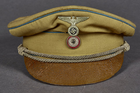 Very Early Third Reich Ort Level Political Leader Visor Cap