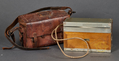 Japanese Field Phone with Leather Carrier