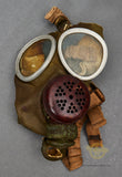 Japanese WWII Full Gas Mask Set w/ Tank