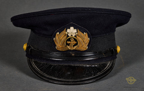 Japanese WWII Navy Officer’s Visor Cap Named