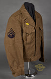 US WWII Ike Jacket for 104th ID T/5