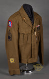 US WWII Ike Jacket, Owner Identified, 5th Army/North African Campaign Tech Sergeant
