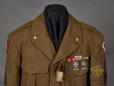 US WWII Ike Jacket, Owner Identified, 5th Army/North African Campaign Tech Sergeant
