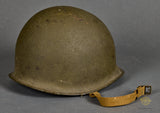 WWII US M-1 Helmet with EARLY Hawley Liner