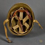 WWII US M-1 Helmet with EARLY Hawley Liner