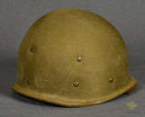 WWII US M-1 Helmet with EARLY Hawley Liner