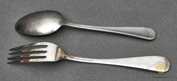 WWII USN Fork and Spoon – The Ruptured Duck, LLC