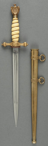 German Third Reich Personalized Unique Second Model Navy Dagger w/ Plain Blade *STILL AVAILABLE*
