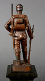 Large Early Imperial German Military Presentation Statue