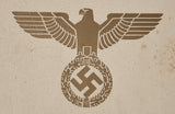 Third Reich German 1st Class Eagle Order Document and Sleeve