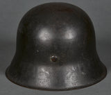 WWII German Luftwaffe Model 1942 Single Decal Helmet