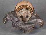 Early Pre WWII German Luftwaffe Glider Pilot’s Leather Crash Helmet