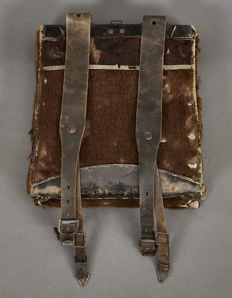 German Wehrmacht Signalman s Pony Fur Backpack The Ruptured Duck