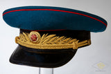 WWII Soviet Russian Red Army Generals Victory Parade Tunic, Visor Cap and Brocade Belt