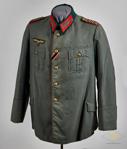 WWII German Army Generalmajor Private Purchase Tunic
