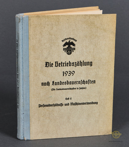 Die Betriebszählung 1939 nach Landesbauernschaften