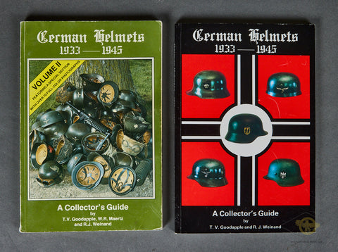 Lot of 2 Softcover Books-German Helmets 1933-1945 A Collector’s Guide by T. V. Goodapple and R. J. Weinand