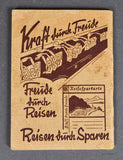 KDF Taschen Atlas (Pocket Atlas) 1930's Kraft Durch Freude, (Strength Through Joy) Pocket Atlas