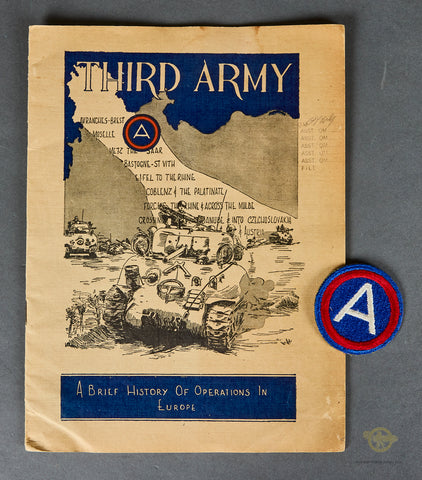 Veteran Bring Back US WWII Third Army: A Brief History of Operations in Europe Booklet