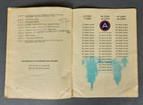 Veteran Bring Back US WWII Third Army: A Brief History of Operations in Europe Booklet