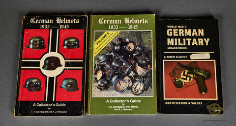 Lot of 3 Softcover Books-German Helmets 1933-1945 A Collector’s Guide by T. V. Goodapple and R. J. Weinand