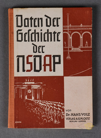 Daten Der Geschichte Der Nsdap by Dr. Hans Volz