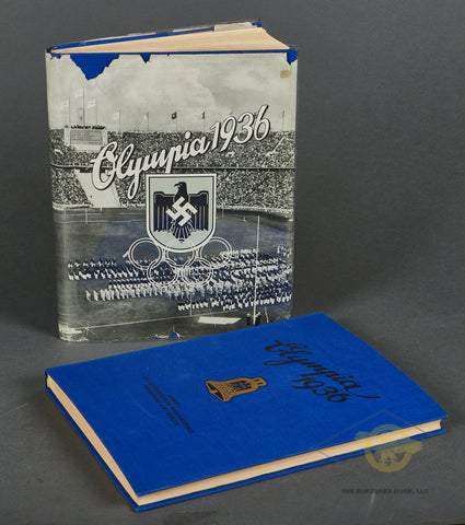 German 1936 Berlin Olympics Cigarette Books Two Volume Set