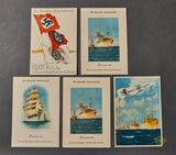 Interesting KDF Sea Voyage Daily Schedule Card Set
