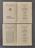 Interesting KDF Sea Voyage Daily Schedule Card Set