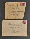 Lot of 14 Used Envelopes Sent to Reichskanzlei Adolf Hitler