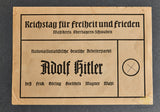 Adolf Hitler NSDAP Reichstag Election Ballot