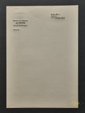 Reichschancellery Stationery